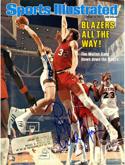 Bill Walton Signed 6/13/77 Sports Illustrated Magazine