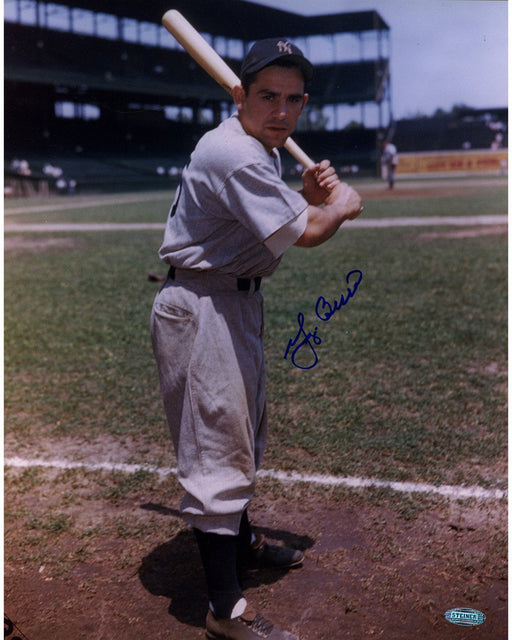 Yogi Berra Batting Pose Color 11x14 Photo SSM Holo