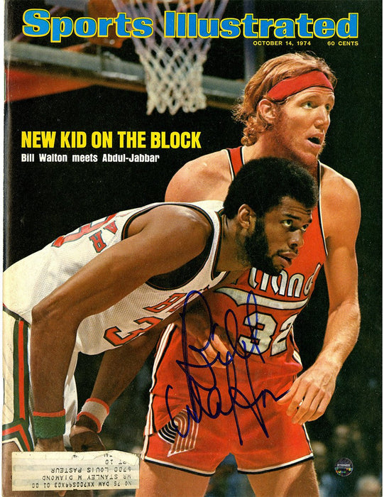 Bill Walton Signed 10/14/1974 Sports Illustrated Magazine