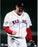 Curt Schilling 2004 WS GM 2 Pump Fist 8x10