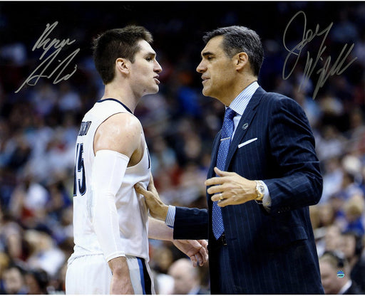 Jay Wright and Ryan Arcidiacono Dual Signed 16x20 On Court Photo