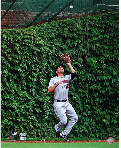 Jeff Francoeur NY Mets Ivy Catch Vertical 16x20 Photo (MLB Auth)