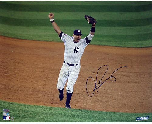 Alex Rodriguez 2009 WS Arms Raised Celebration Horizontal 16x20 Photo (MLB Auth)