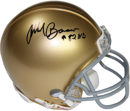 Mark Bavaro Signed Notre Dame Mini Helmet "82 ND"