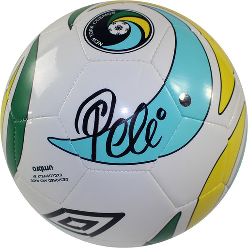 Pele Signed New York Cosmos Umbro Logo Soccer Ball