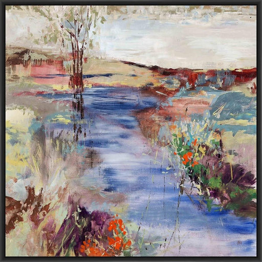 HASSAYAMPA 28L X 28H Floater Framed Art Giclee Wrapped Canvas