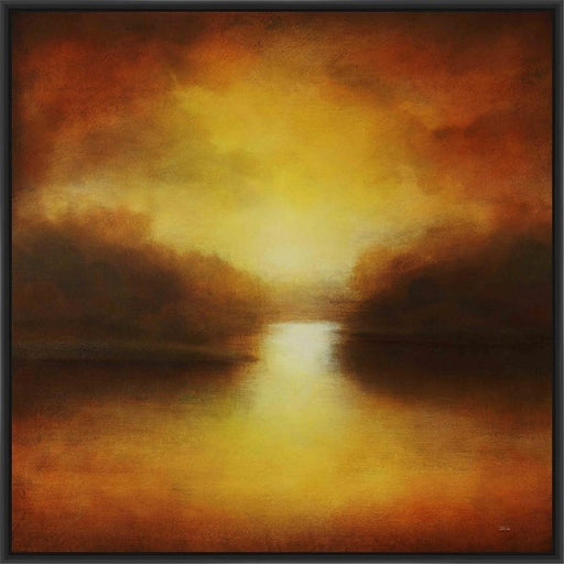 LUMINANCE 28L X 28H Floater Framed Art Giclee Wrapped Canvas