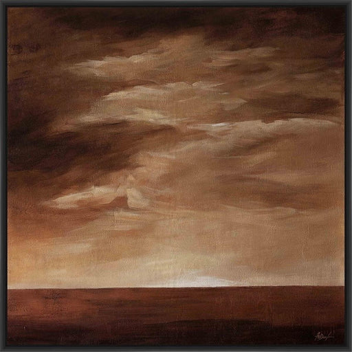 RED DAWN DOUGLASS 28L X 28H Floater Framed Art Giclee Wrapped Canvas