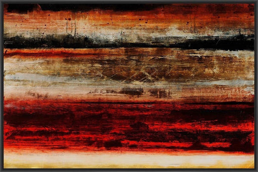 ART ZERO II 22L X 28H Floater Framed Art Giclee Wrapped Canvas