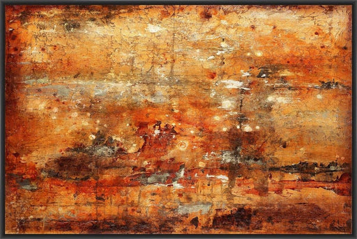 CARAMELIZED 22L X 28H Floater Framed Art Giclee Wrapped Canvas