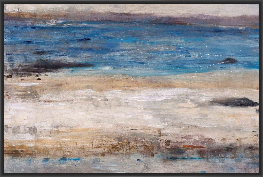 SEA BREEZE 22L X 28H Floater Framed Art Giclee Wrapped Canvas