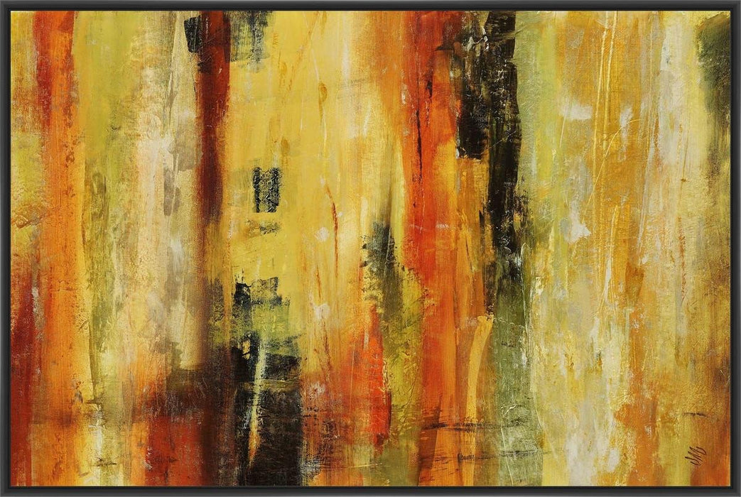 SUN STREAM I 28L X 28H Floater Framed Art Giclee Wrapped Canvas