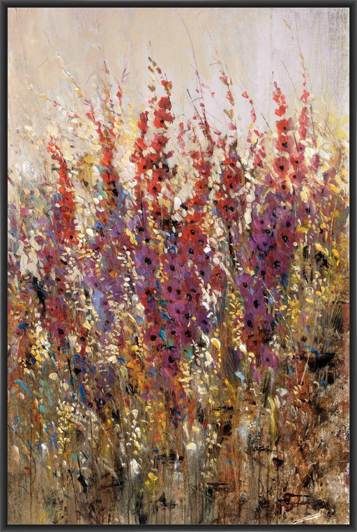 ALONG THE PATH III 22L X 28H Floater Framed Art Giclee Wrapped Canvas