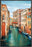 INTO VENICE 28L X 28H Floater Framed Art Giclee Wrapped Canvas