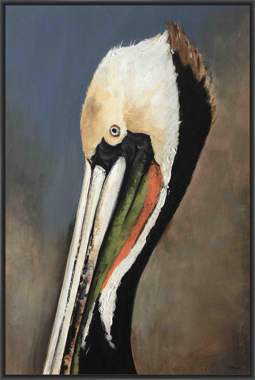 PELICAN BAY 22L X 28H Floater Framed Art Giclee Wrapped Canvas