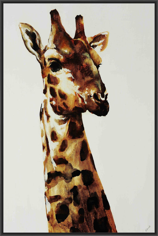 SAFARI SERIES IV 22L X 28H Floater Framed Art Giclee Wrapped Canvas