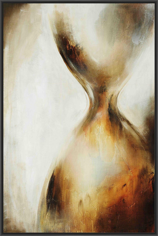 SANDS OF TIME 22L X 28H Floater Framed Art Giclee Wrapped Canvas