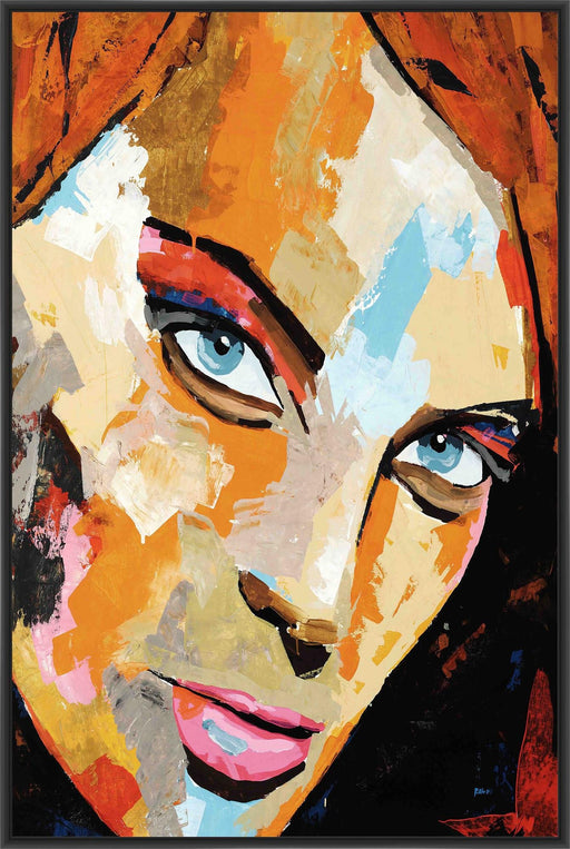 STELLA 22L X 28H Floater Framed Art Giclee Wrapped Canvas