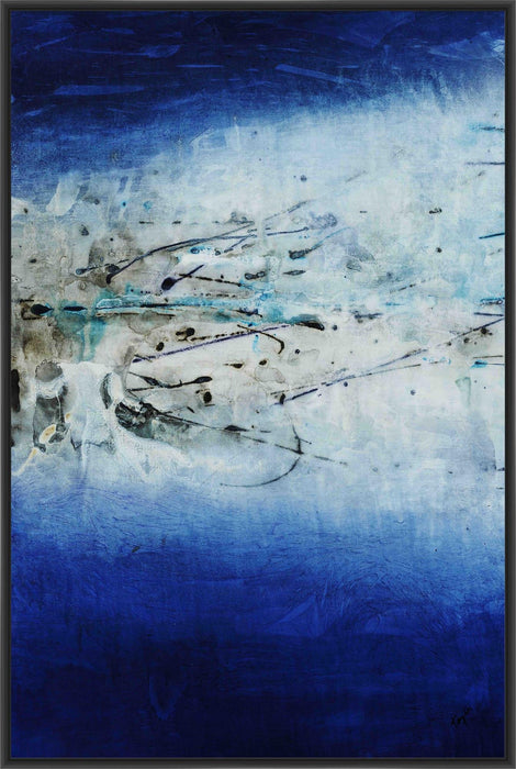 WATERSHED I 22L X 28H Floater Framed Art Giclee Wrapped Canvas