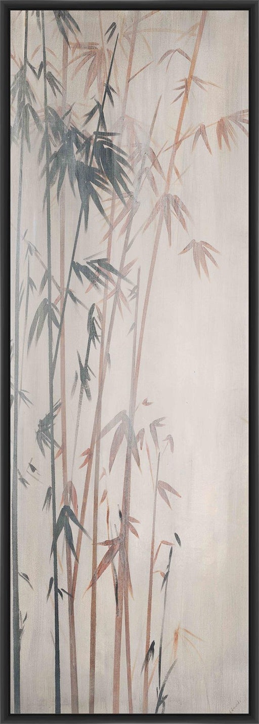 BAMBOO I 22L X 28H Floater Framed Art Giclee Wrapped Canvas