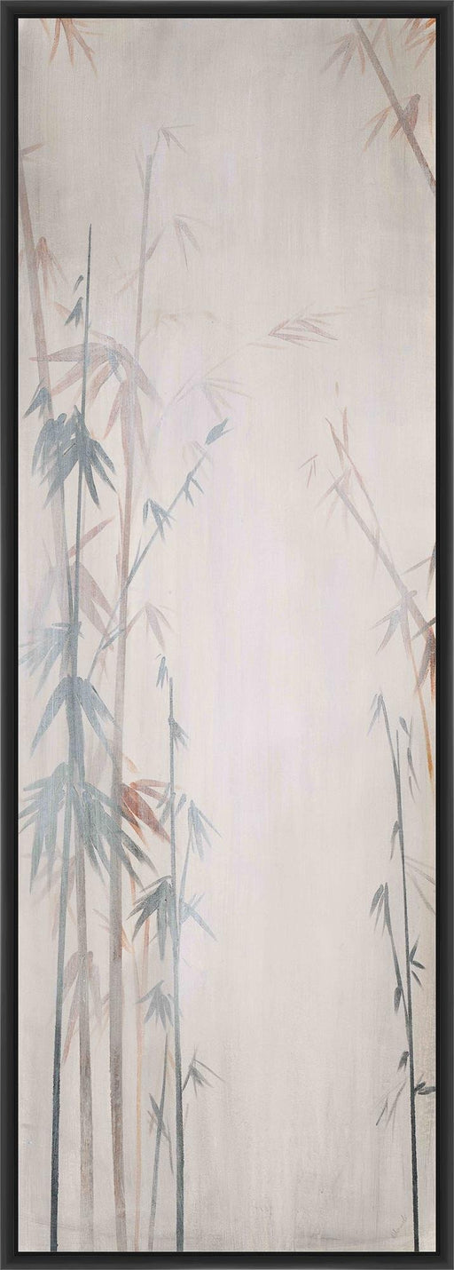 BAMBOO II 22L X 28H Floater Framed Art Giclee Wrapped Canvas