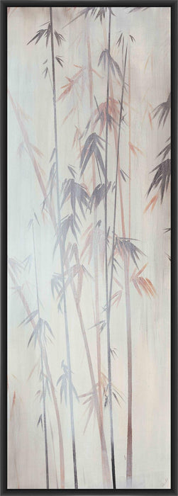 BAMBOO III 22L X 28H Floater Framed Art Giclee Wrapped Canvas