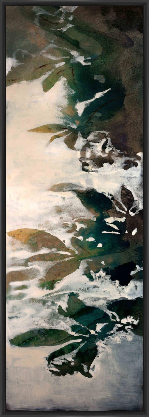 CHLOROS III 22L X 28H Floater Framed Art Giclee Wrapped Canvas