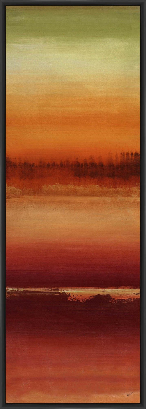 FORCAST IX 22L X 28H Floater Framed Art Giclee Wrapped Canvas