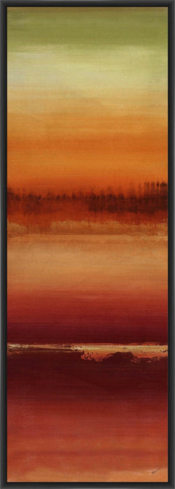 FORCAST IX 22L X 28H Floater Framed Art Giclee Wrapped Canvas