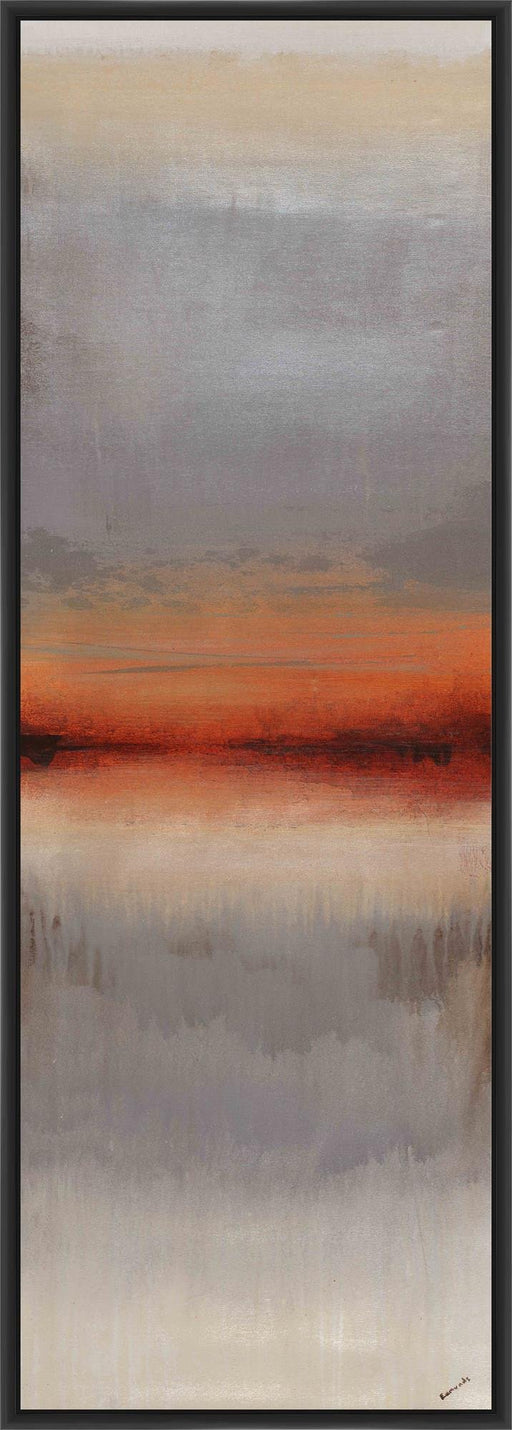 FORCAST V 22L X 28H Floater Framed Art Giclee Wrapped Canvas