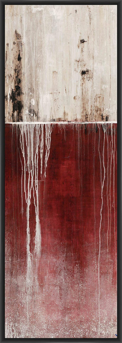 URBAN FRINGE II 22L X 28H Floater Framed Art Giclee Wrapped Canvas