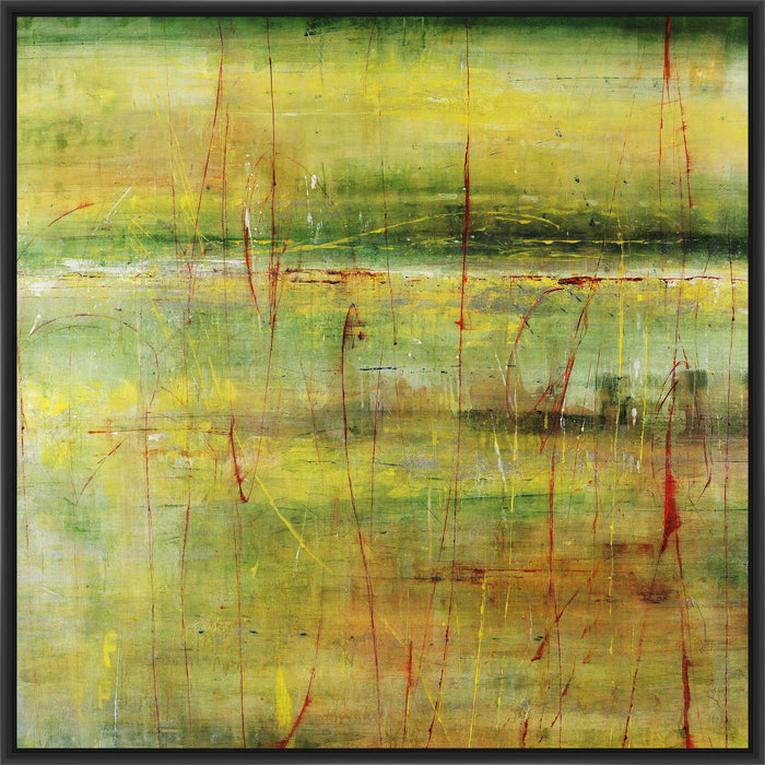 AUREATE 28L X 28H Floater Framed Art Giclee Wrapped Canvas