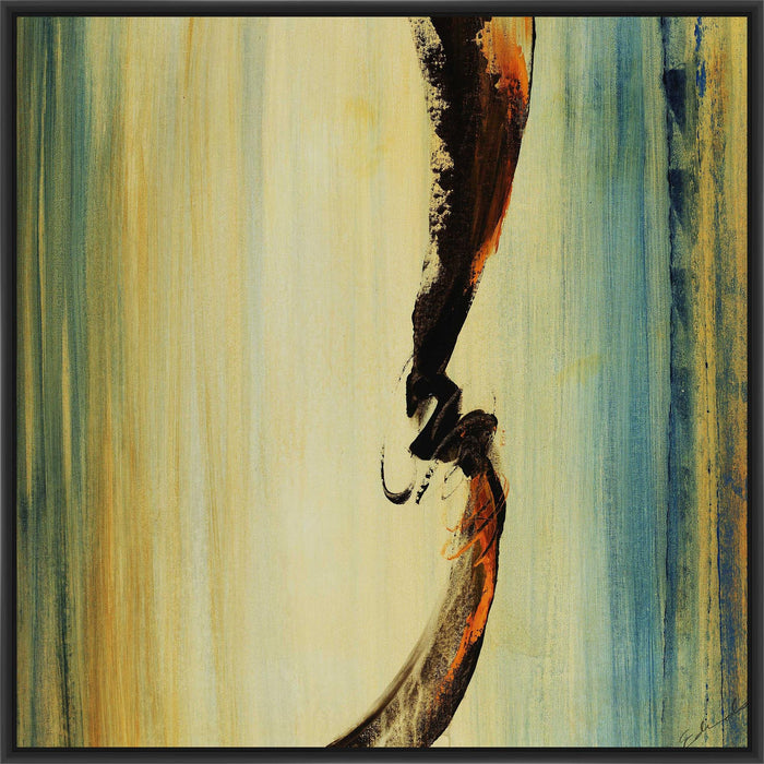 SWAY II 28L X 28H Floater Framed Art Giclee Wrapped Canvas