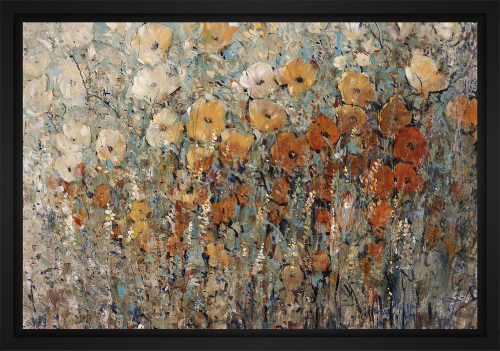 Expression Garden 28L X 22H Floater Framed Art Giclee Wrapped Canvas