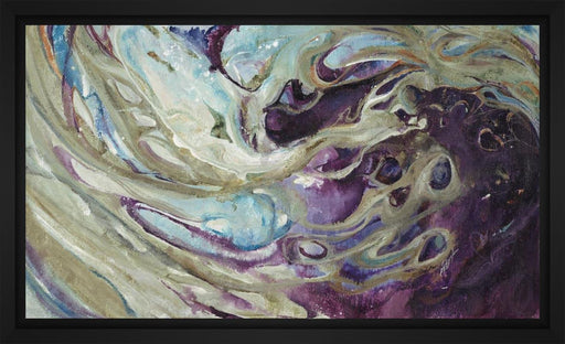 Fantasea 28L X 22H Floater Framed Art Giclee Wrapped Canvas