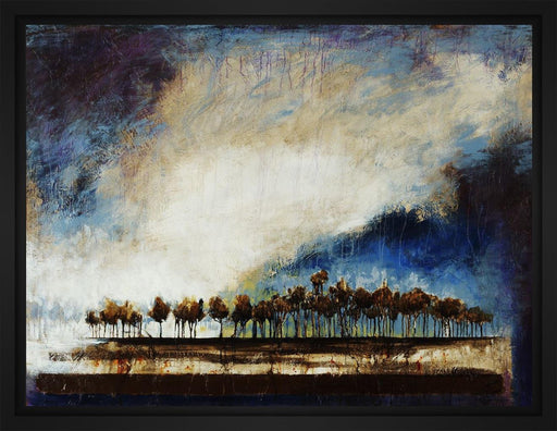 Field of Dreams 28L X 28H Floater Framed Art Giclee Wrapped Canvas