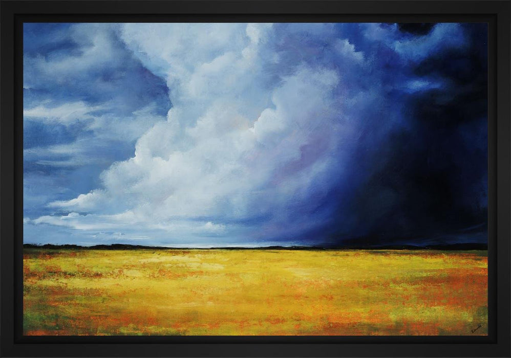 Great Plains 28L X 22H Floater Framed Art Giclee Wrapped Canvas