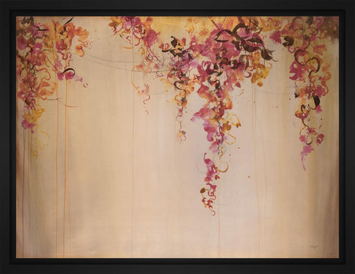 Hanging Garden Taylor 28L X 22H Floater Framed Art Giclee Wrapped Canvas