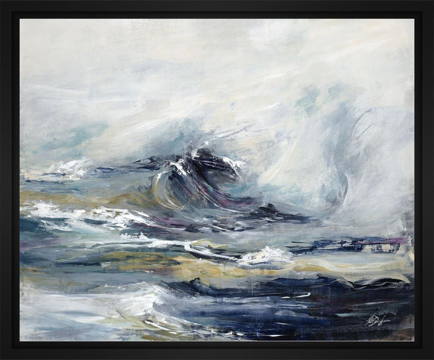 Magnificent Fury 28L X 28H Floater Framed Art Giclee Wrapped Canvas