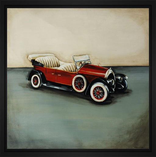 Model T I 28L X 28H Floater Framed Art Giclee Wrapped Canvas