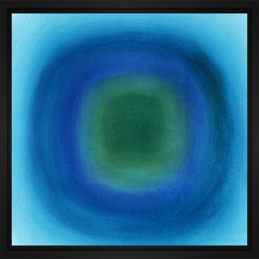 New Spectral Halo I 28L X 28H Floater Framed Art Giclee Wrapped Canvas