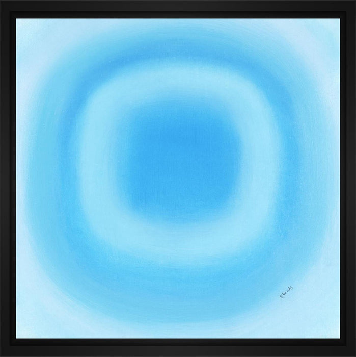 New Spectral Halo XII 28L X 28H Floater Framed Art Giclee Wrapped Canvas