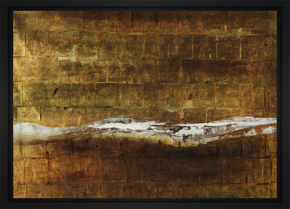 Obscured I 28L X 22H Floater Framed Art Giclee Wrapped Canvas