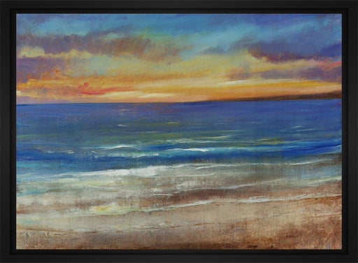 Ocean 11 28L X 22H Floater Framed Art Giclee Wrapped Canvas