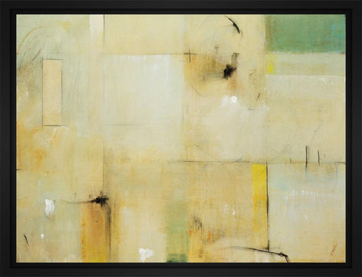 Patchwork I 28L X 22H Floater Framed Art Giclee Wrapped Canvas