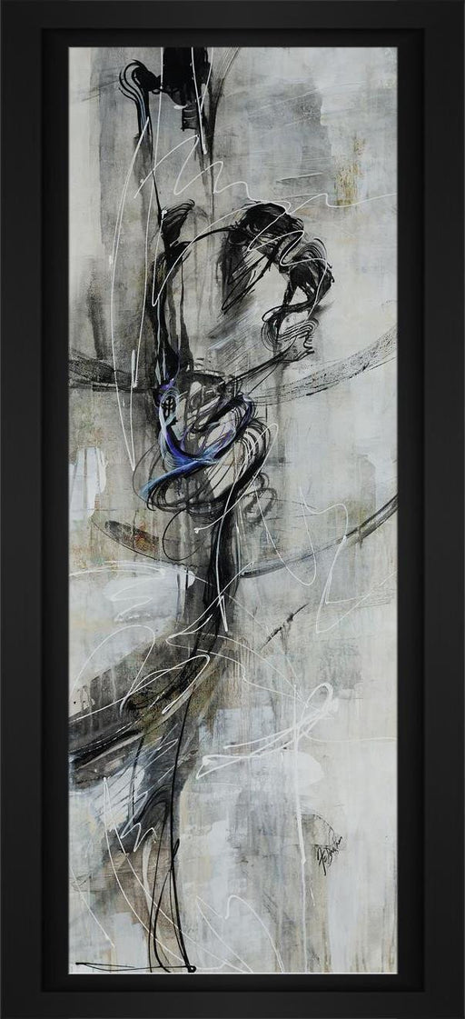 Pole Dancer I 22L X 28H Floater Framed Art Giclee Wrapped Canvas