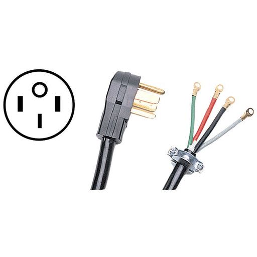 RANGE CORD 40a/6'/4w/C