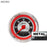 Speedometer Gauge-American Retro Rodder Red Ring Face Red Modern Needles Chrome Bezels