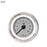 Tachometer Gauge w emblem-Omega Gray Black Modern Needles Chrome Trim Rings Style Kit Installed