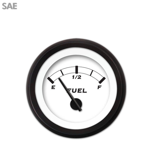 Fuel level Gauge-Classic Black Modern Needles Black Trim Rings Style Kit Installed